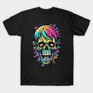 Pop art Skull T-Shirt